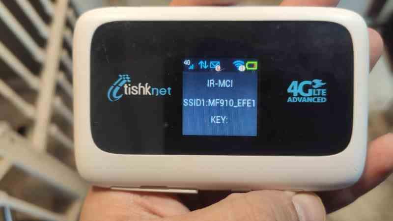 MODEM ZTE MF910.jpg مودم فورجی سیم کارتی(استوک) / MODEM ZTE MF910 4G