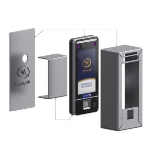 باکس نصب دستگاه حضور و غیاب نوین پرداز NP761 و NP761plus | محفظه پشت درب